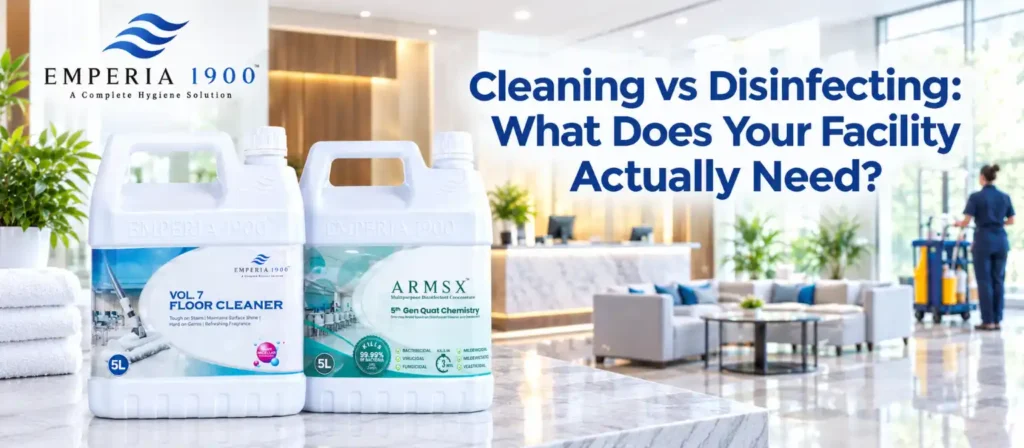 Cleaning vs Disinfecting What Does Your Facility Actually Need