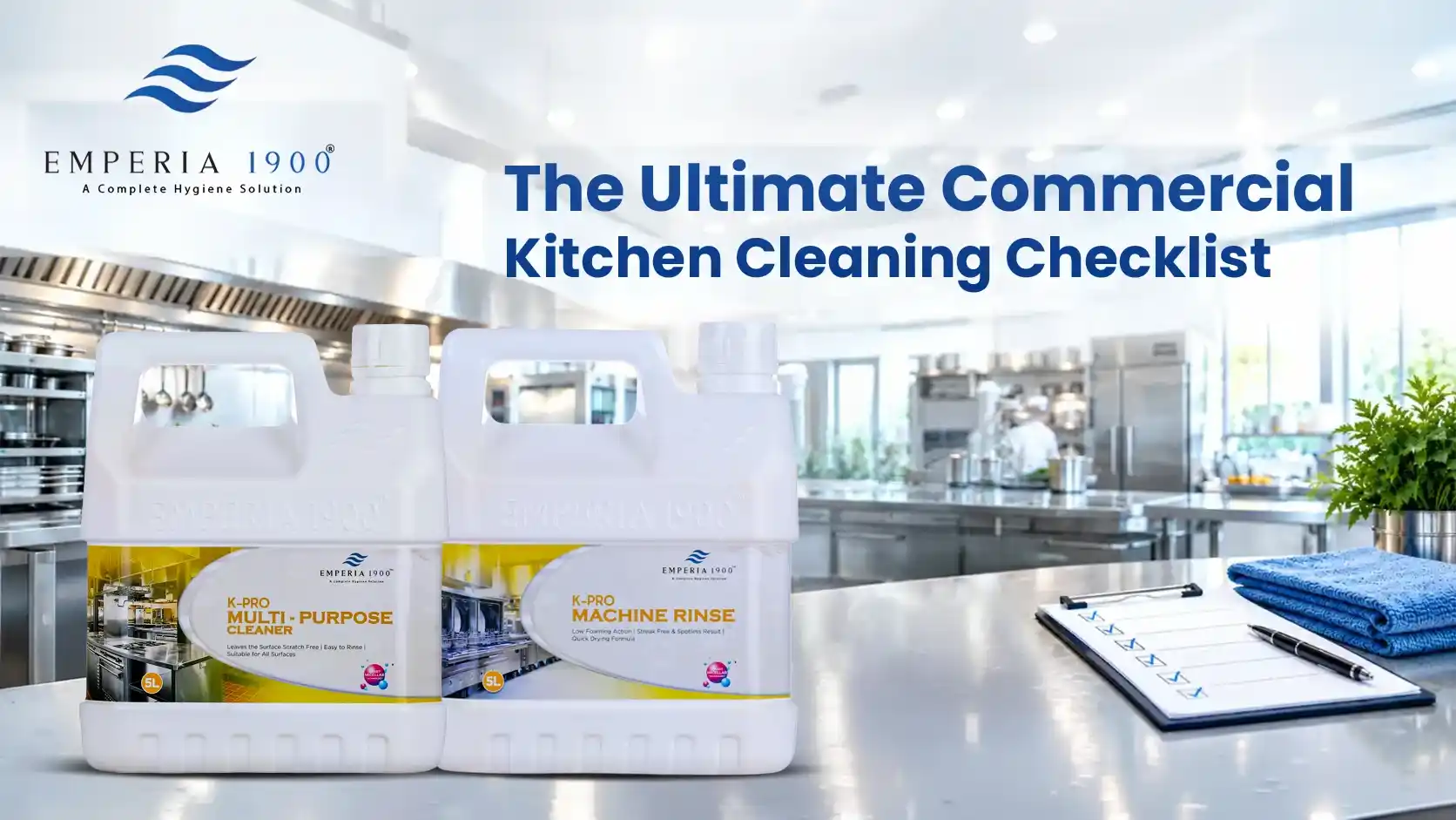 Commercial Kitchen Cleaning Checklist