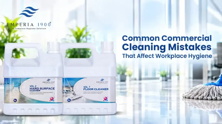 Common Commercial Cleaning Mistakes That Affect Workplace Hygiene