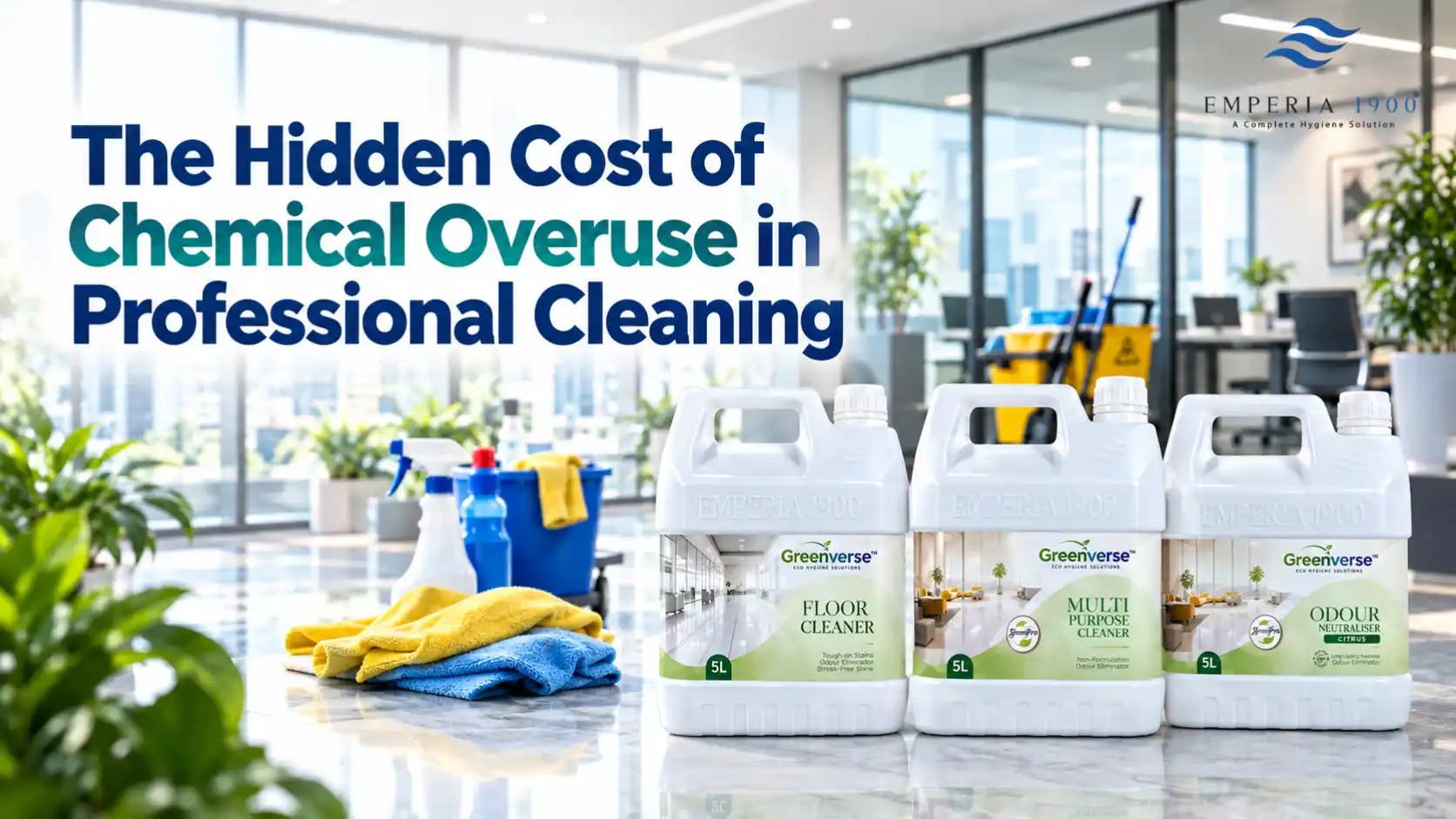 chemical overuse in facility cleaning